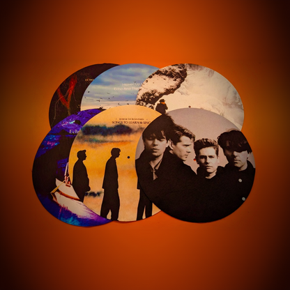 Official Echo & The Bunnymen Vinyl Record Deck Slip-Mats