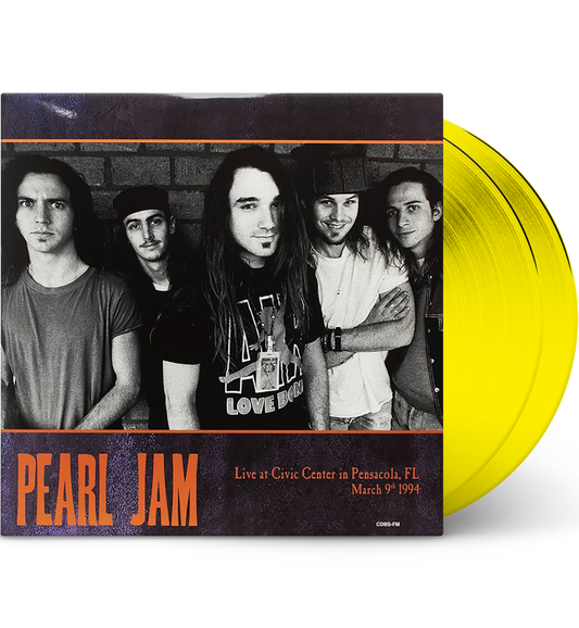 Pearl Jam – Live at the Pensacola Civic Center, Florida, 1994 (Double-LP on 180g Yellow Vinyl)
