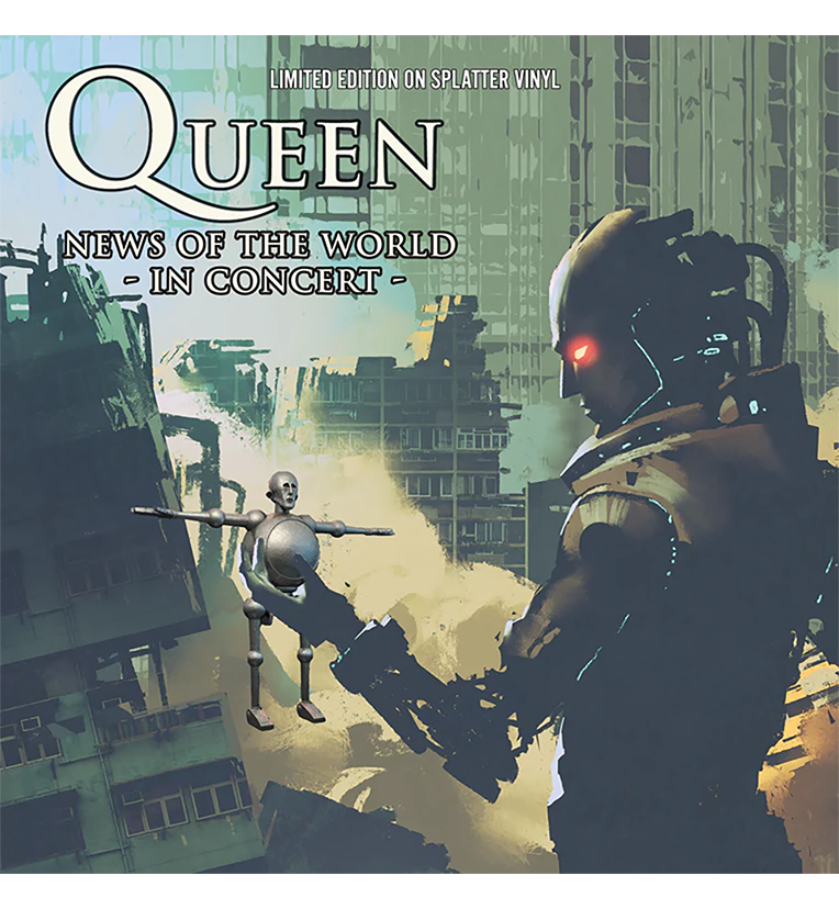 Queen – News of the World in Concert: Live in Houston, 1977 (Limited Edition 12-Inch Album on Green/Black Splatter Vinyl)