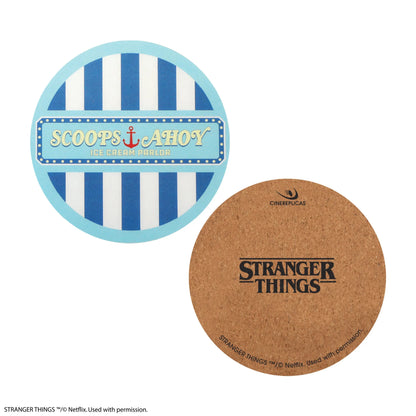 Stranger Things Set of 4 Coasters Scoops Ahoy CR4180