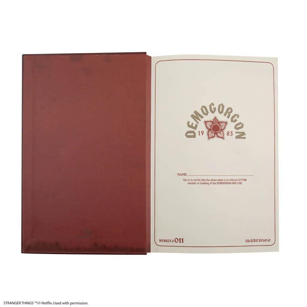 Stranger Things Hardcover Notebook Demogorgon CR5182