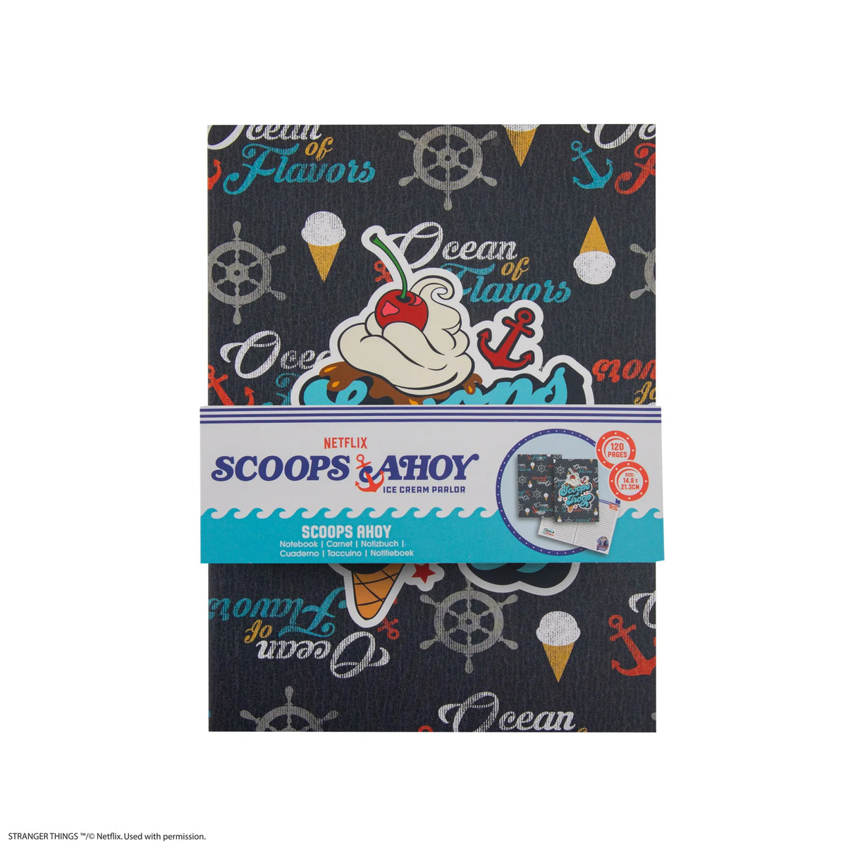 Stranger Things Softcover Notebook Scoops Ahoy CR5186