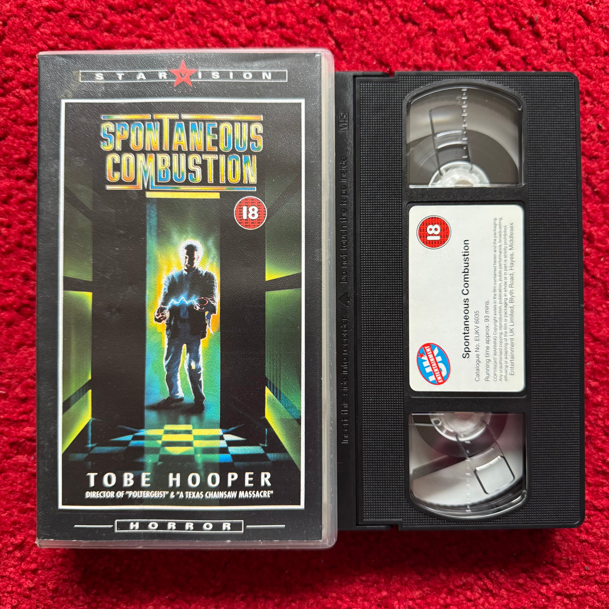 Spontaneous Combustion VHS Video (1989) EUKV6035