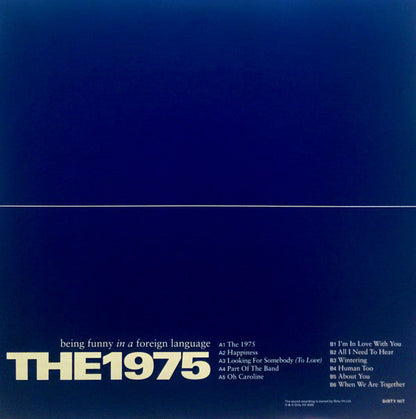 The 1975 – Being Funny In A Foreign Language – Dirty Hit