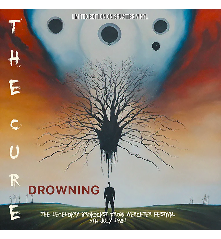 The Cure – Drowning: Live at the Rock Werchter Festival, Belgium, 1981 (Limited Edition 12-Inch Album on Splatter Vinyl)