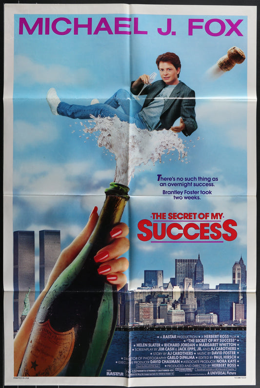 The Secret Of My Success (1987) Original US One Sheet Movie Poster