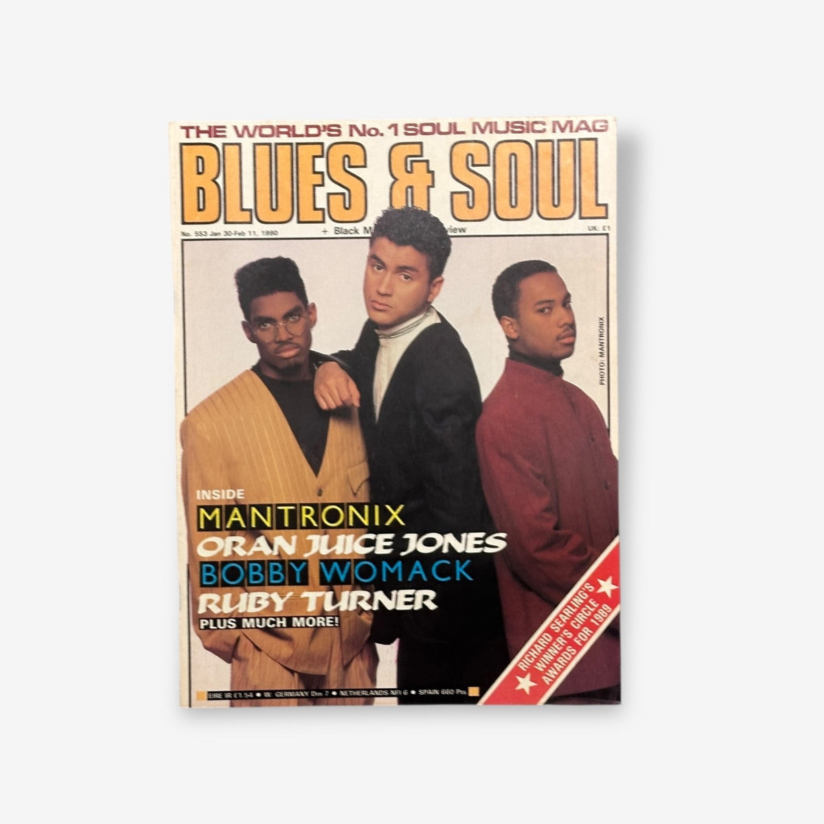 1990 Mantronix - Blues & Soul Magazine Issue 553