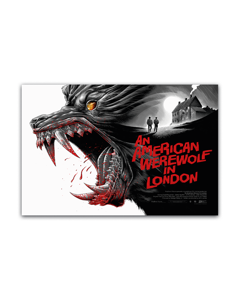 Officially Licensed - An American Werewolf In London Print 24x36 Inch Poster