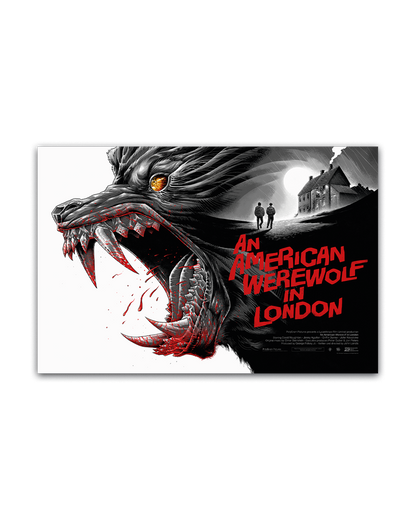 Officially Licensed - An American Werewolf In London Print 24x36 Inch Poster