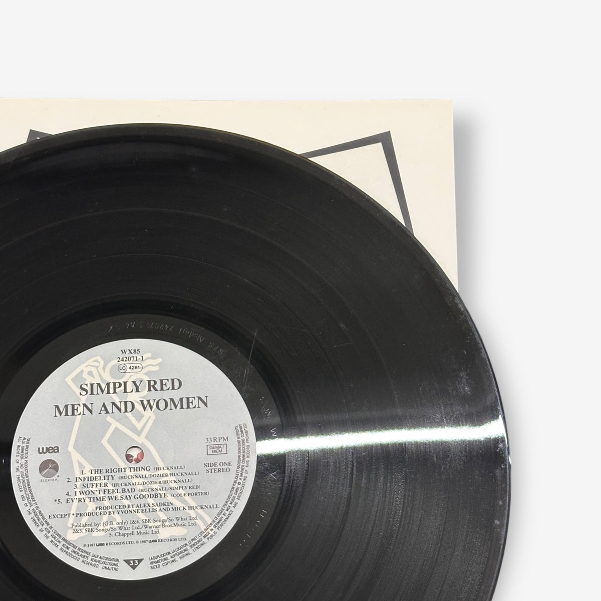 Simply Red - Men And Women Vinyl Record 1987