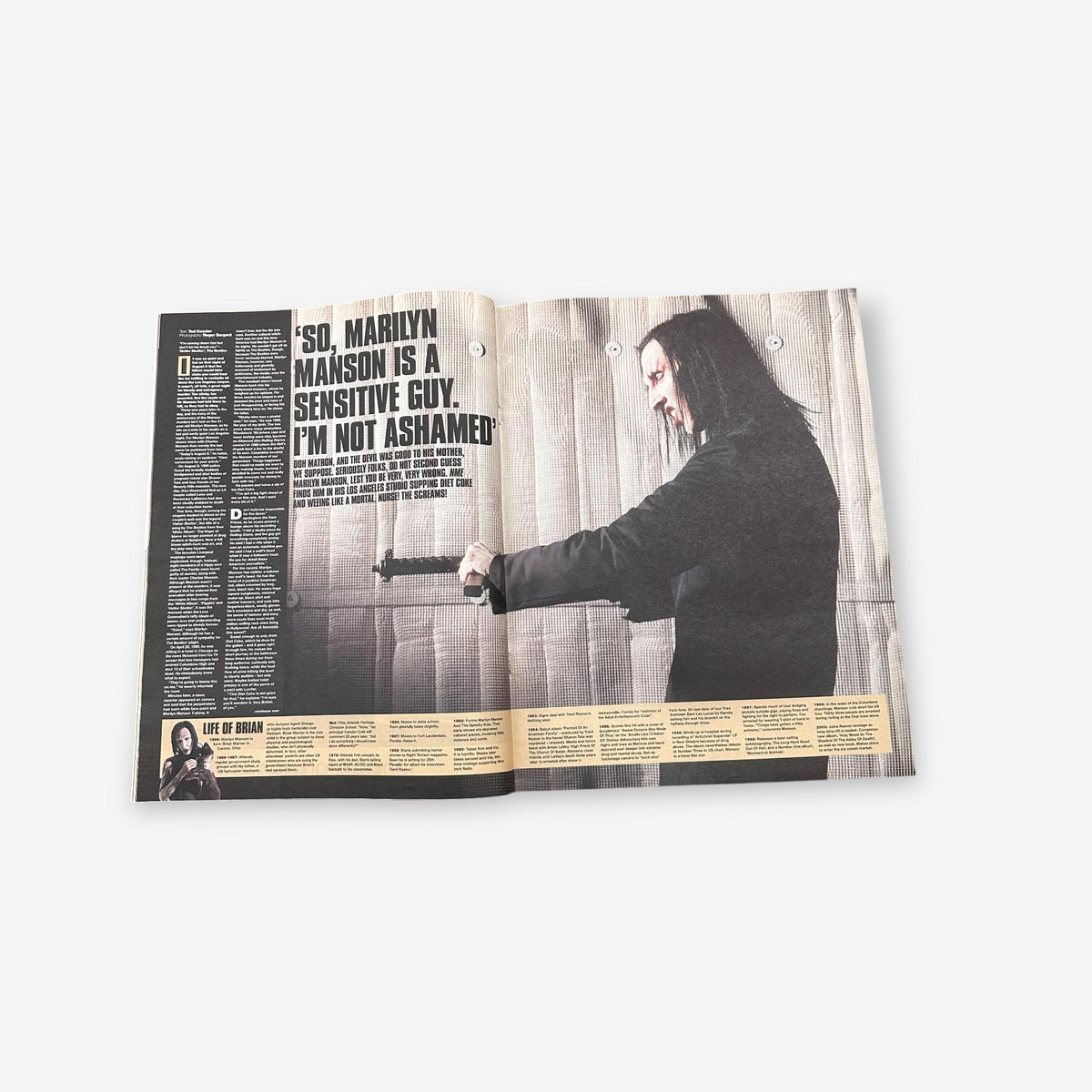 2000 Marilyn Manson - Its Time For Chaos! - NME Magazine
