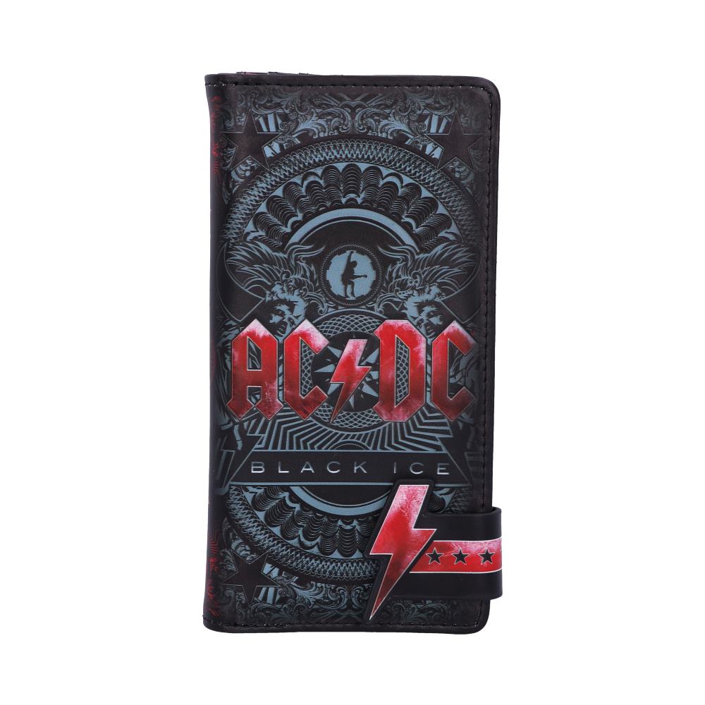 ACDC Black Ice Embossed Purse 18.5cm Default Title