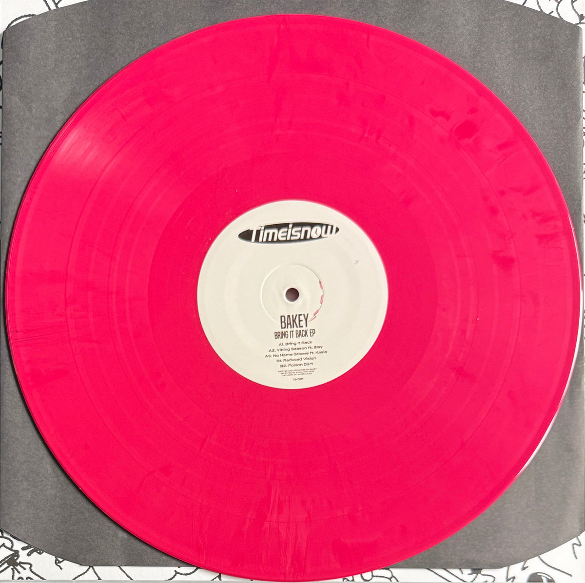 Bakey – Bring It Back EP – Timeisnow – 2023 Vinyl