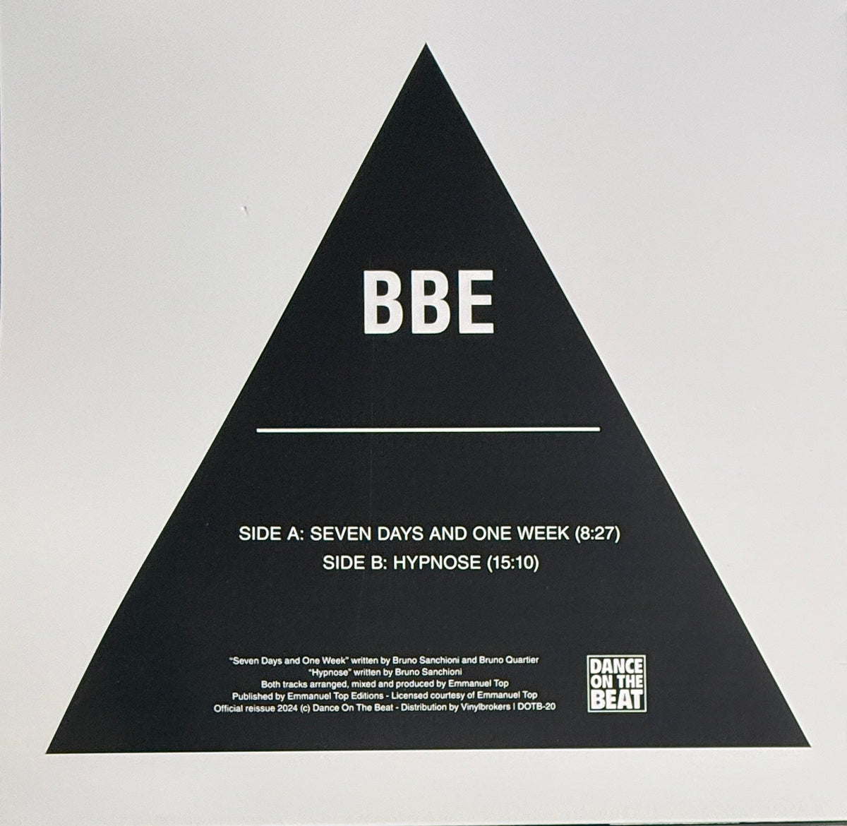 BBE – Seven Days And One Week 12" Blue Translucent Vinyl