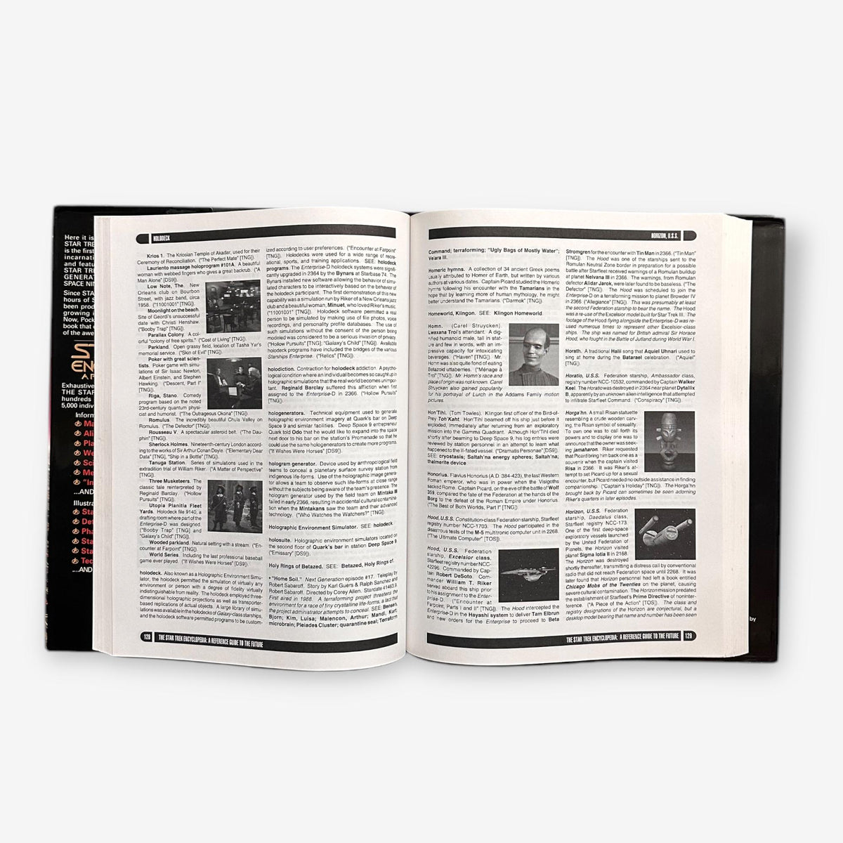 The Star Trek Encyclopaedia - A Reference Guide To The Future 1994 Hardback Book (Michael Okuda)