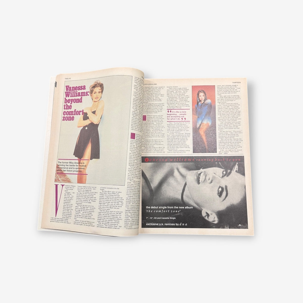 1991 Vanessa Williams - Blues & Soul Magazine Issue 595
