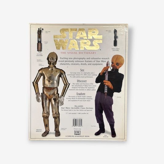 Star Wars - The Visual Dictionary Hardback Book (David West Reynolds) 1998