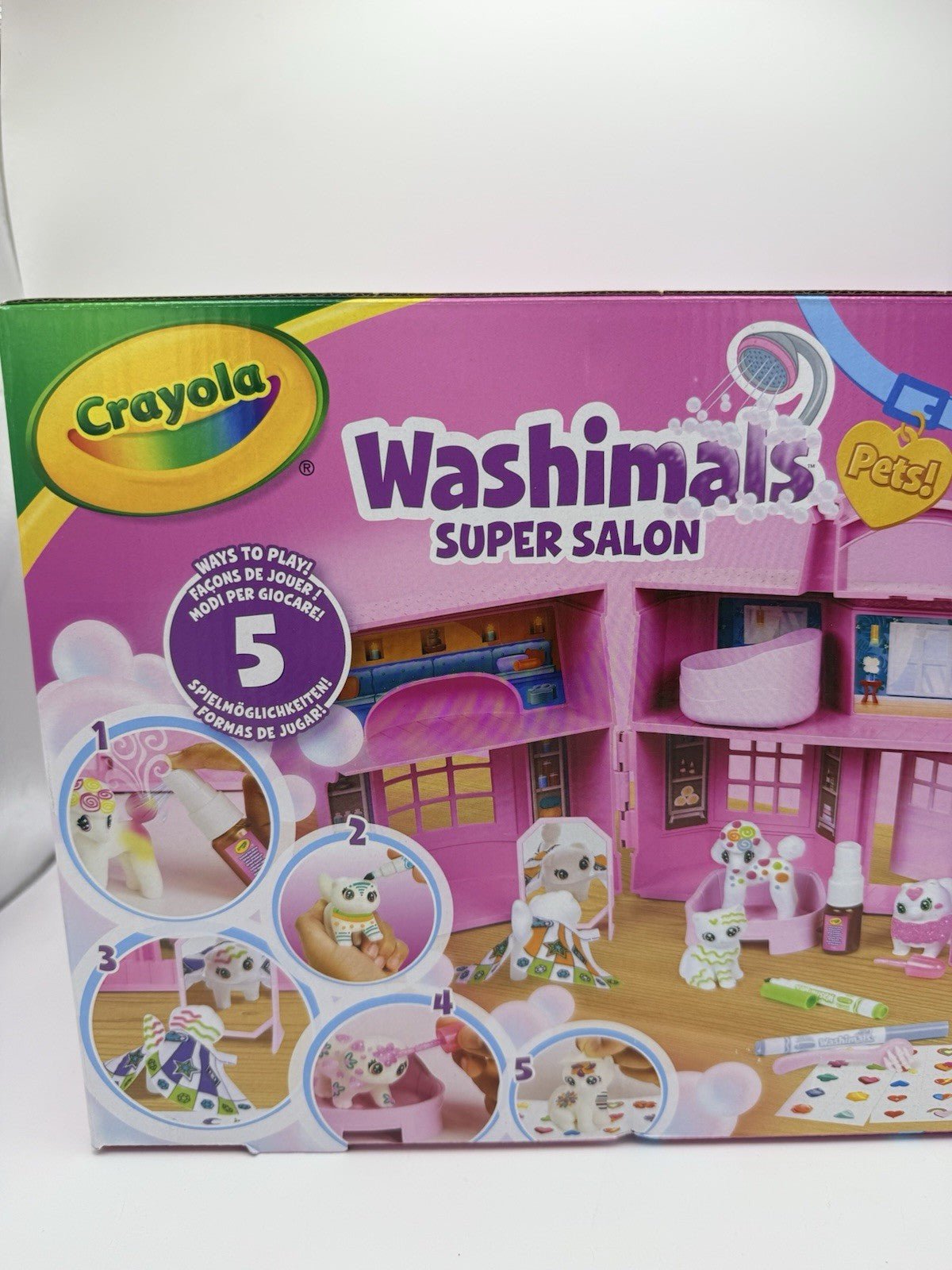 Brand New - Crayola Washimals Pets Super Set – Super Salon