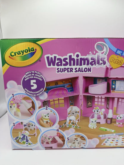Brand New - Crayola Washimals Pets Super Set – Super Salon