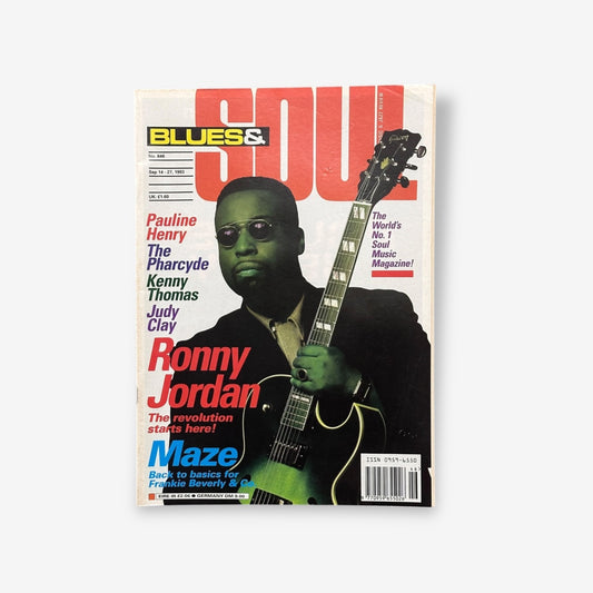 1993 Ronny Jordan - Blues & Soul Magazine Issue 646