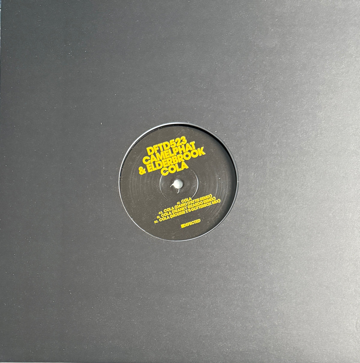 CamelPhat Elderbrook – Cola – Defected Vinyl 2017