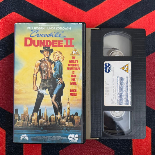 Crocodile Dundee II VHS Video (1988) VHR2304