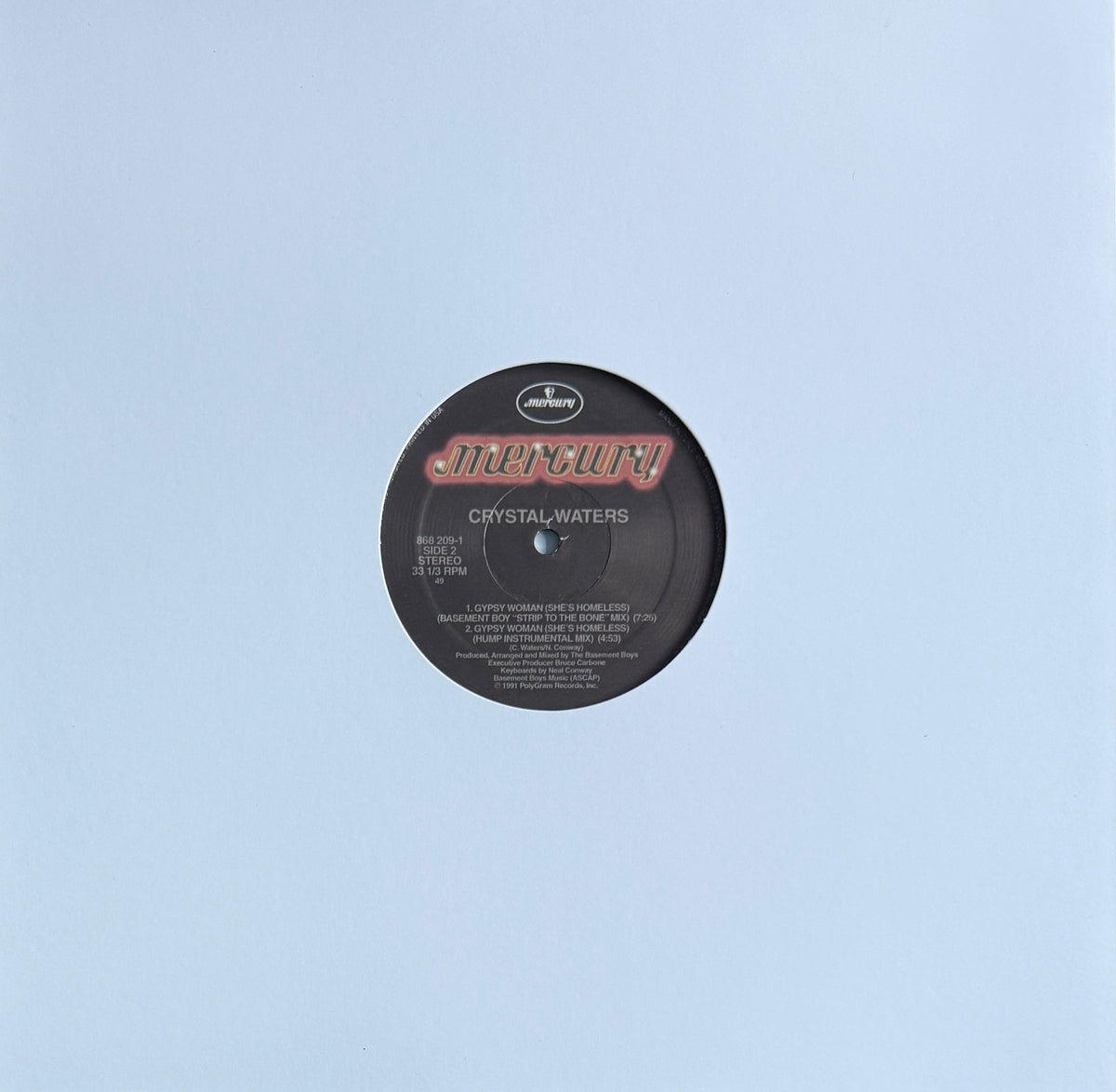 Crystal Waters – Gypsy Woman (She’s Homeless) – Mercury – 2022
