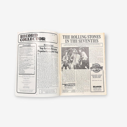 1987 The Rolling Stones - In The Seventies - Record Collector Magazine No. 93