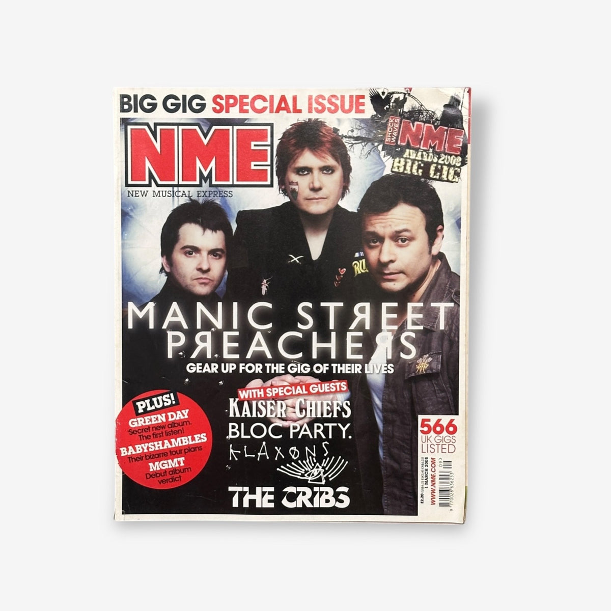 2008 Manic Street Preachers - Gear Up For The Gig Of Their Lives - NME Magazine