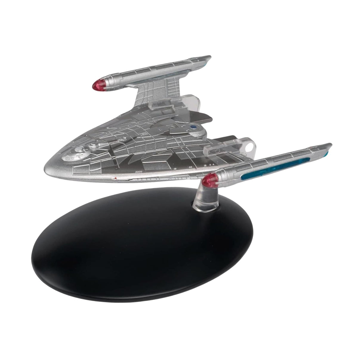 #82 United Earth Starfleet Warp Delta Model Diecast Ship Window Box (Eaglemoss / Star Trek)