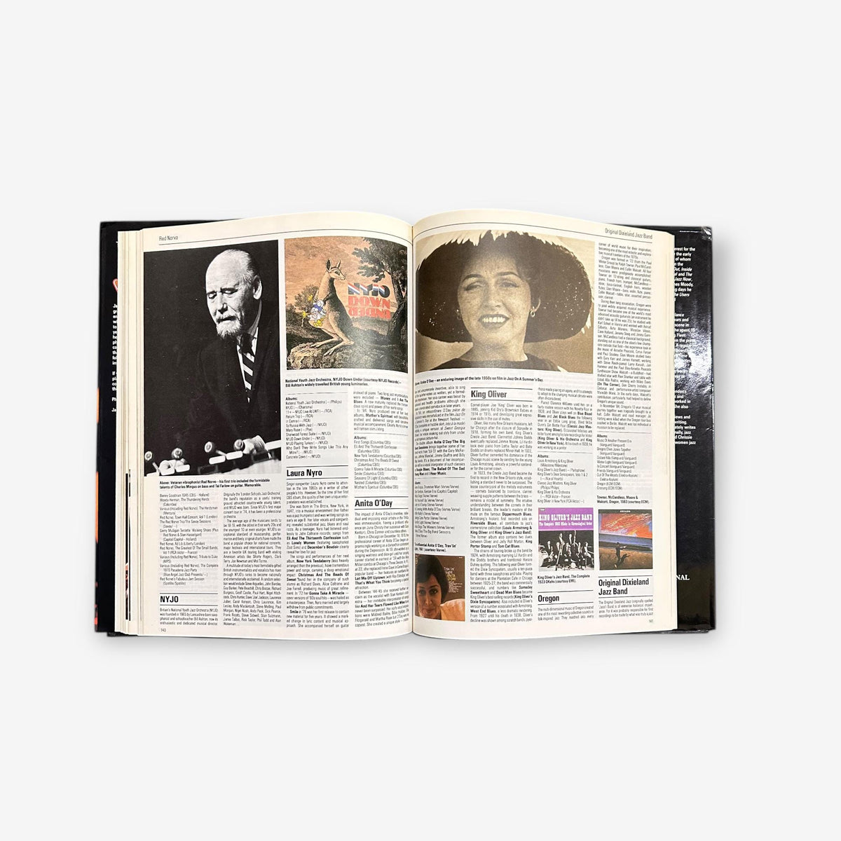 The Illustrated Encyclopaedia Of Jazz - An Indispensable A-Z Of The Legends Of Jazz 1986 - Large Har