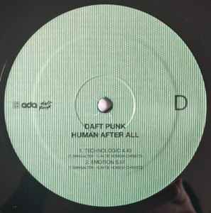 Daft Punk – Human After All [2×LP Vinyl Reissue, 2022] Electronic / Dance