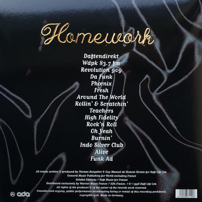 Daft Punk – Homework • 2×Vinyl LP, 2022 Pressing