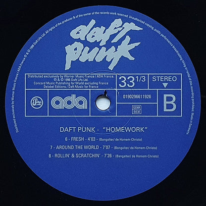 Daft Punk – Homework • 2×Vinyl LP, 2022 Pressing