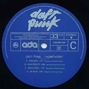 Daft Punk – Homework • 2×Vinyl LP, 2022 Pressing