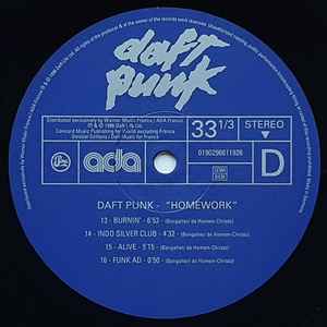 Daft Punk – Homework • 2×Vinyl LP, 2022 Pressing