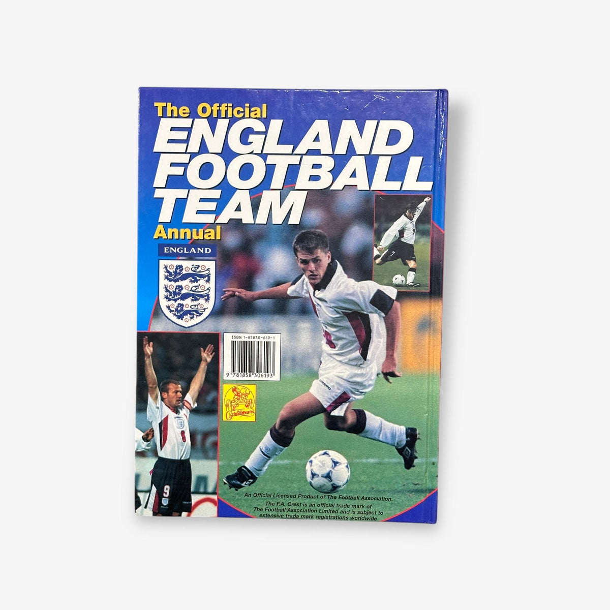 The Official England Football Team Annual 1999- Hardback Book (Tony Lynch) 1998
