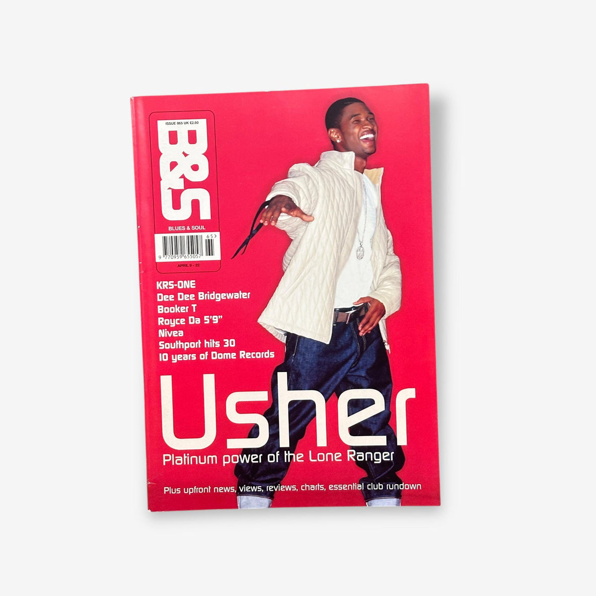 2002 Usher - Platinum Power Of The Lone Ranger - Blues & Soul Magazine Issue 865