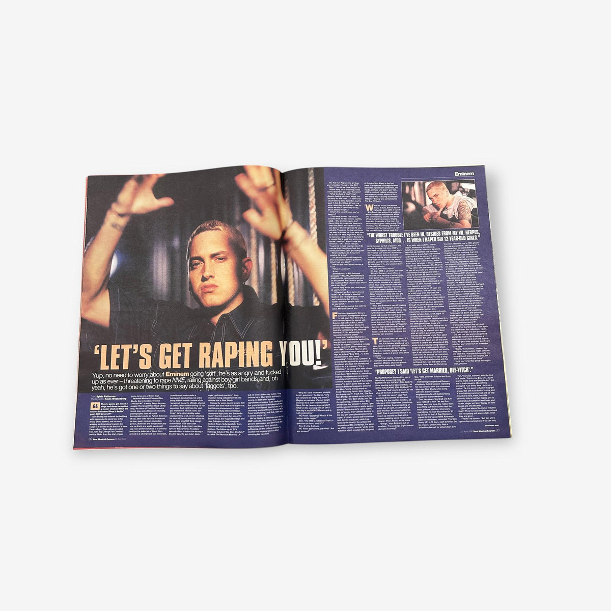 2000 Eminem - World Exclusive! - NME Magazine