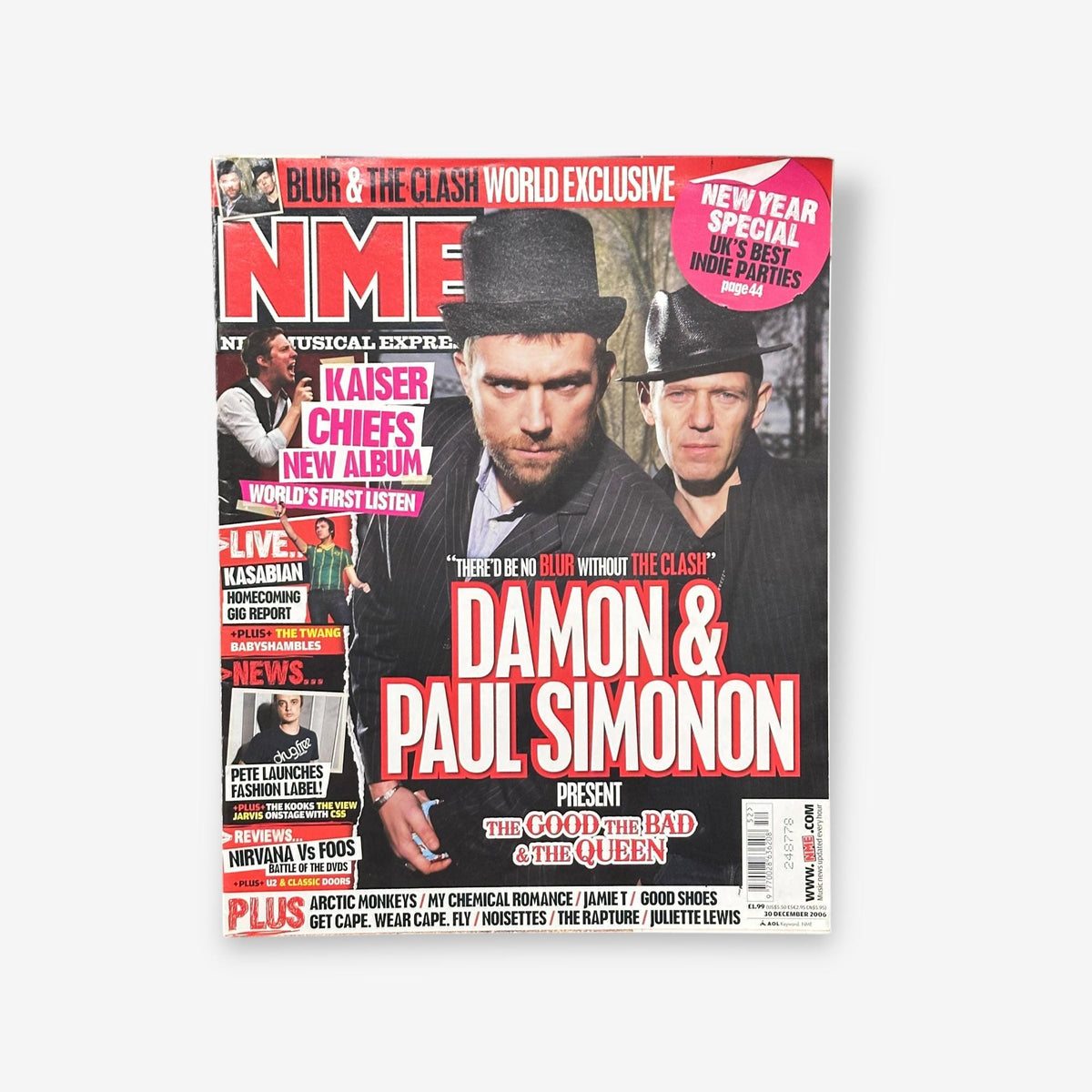 2006 Damon & Paul Simonon - The Good, The Bad And the Queen - NME Magazine