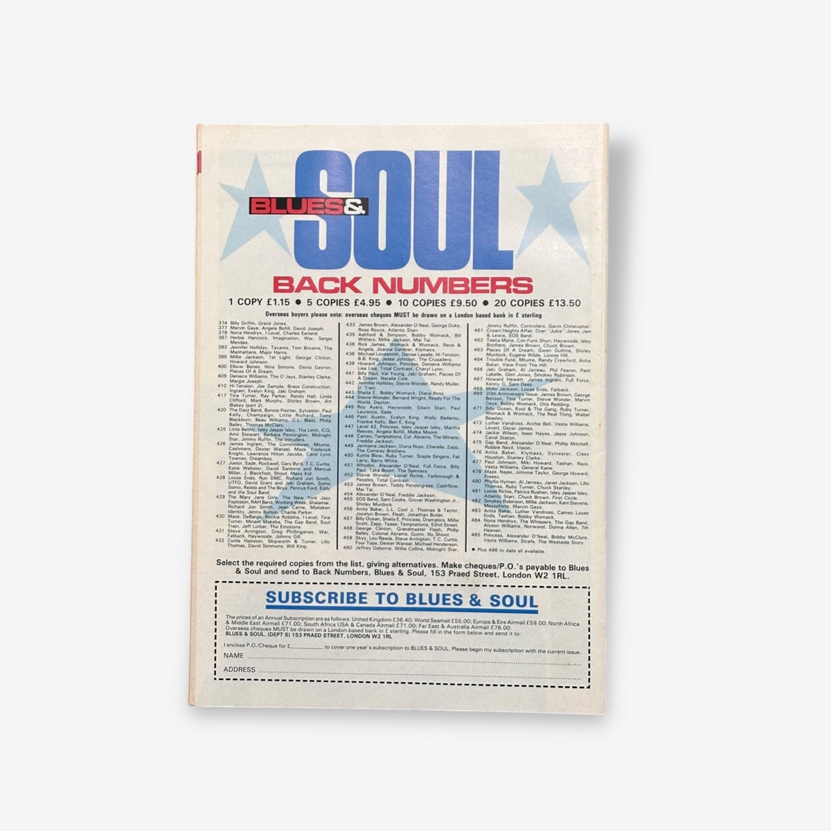 1991 Public Enemy - Blues & Soul Magazine Issue 597
