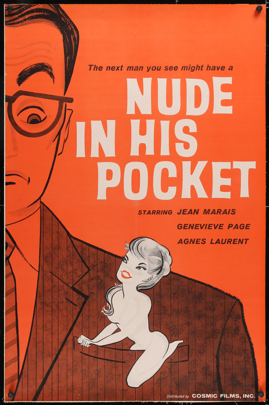 Nude In His Pocket (1957) Original Linenbacked English One Sheet Movie Poster