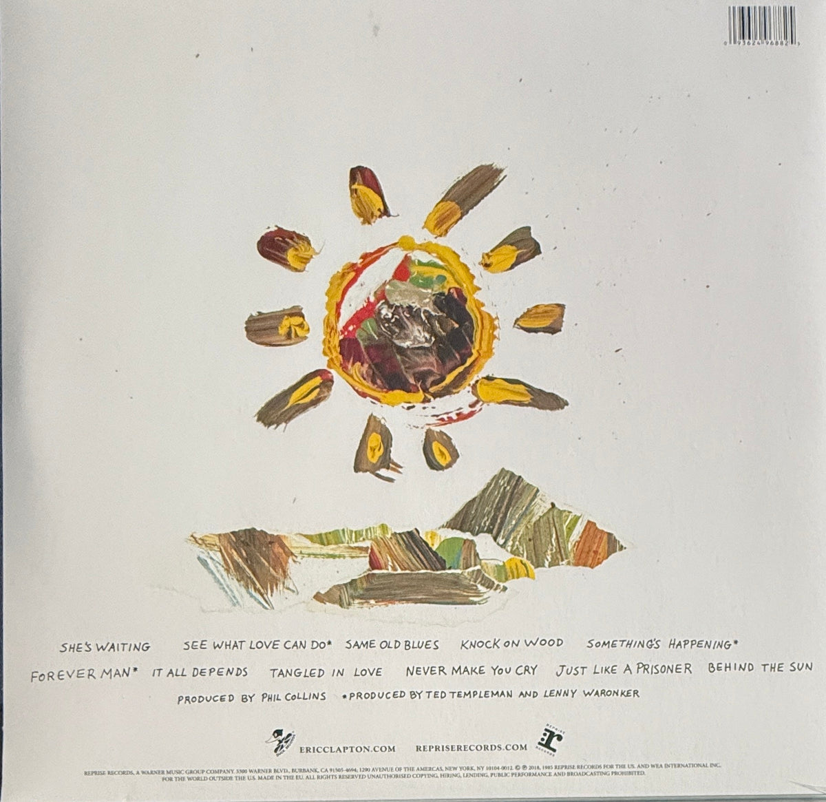 Eric Clapton – Behind The Sun – Reprise Records – 2018 Vinyl
