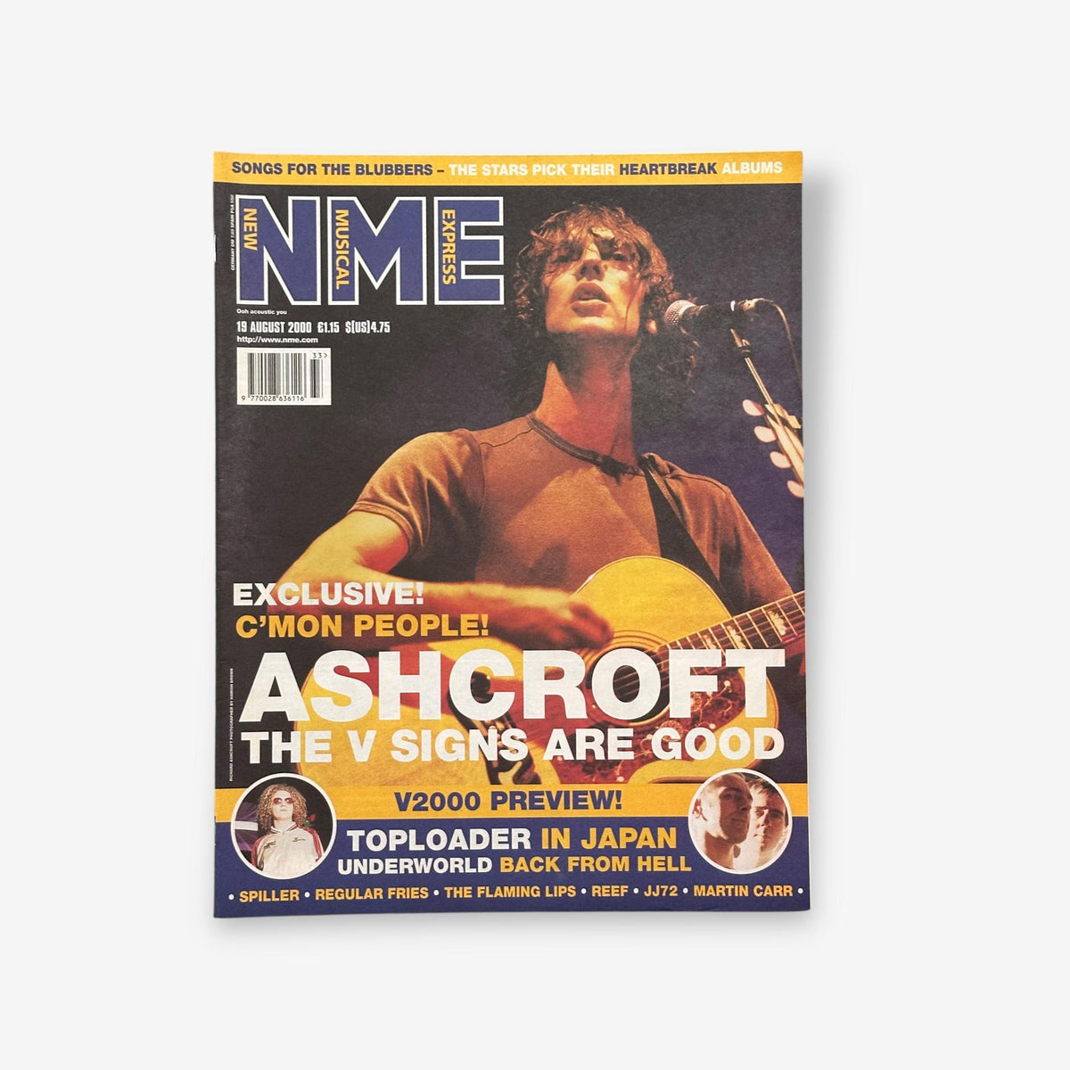 2000 Richard Ashcroft - The V Signs Are Good - NME Magazine