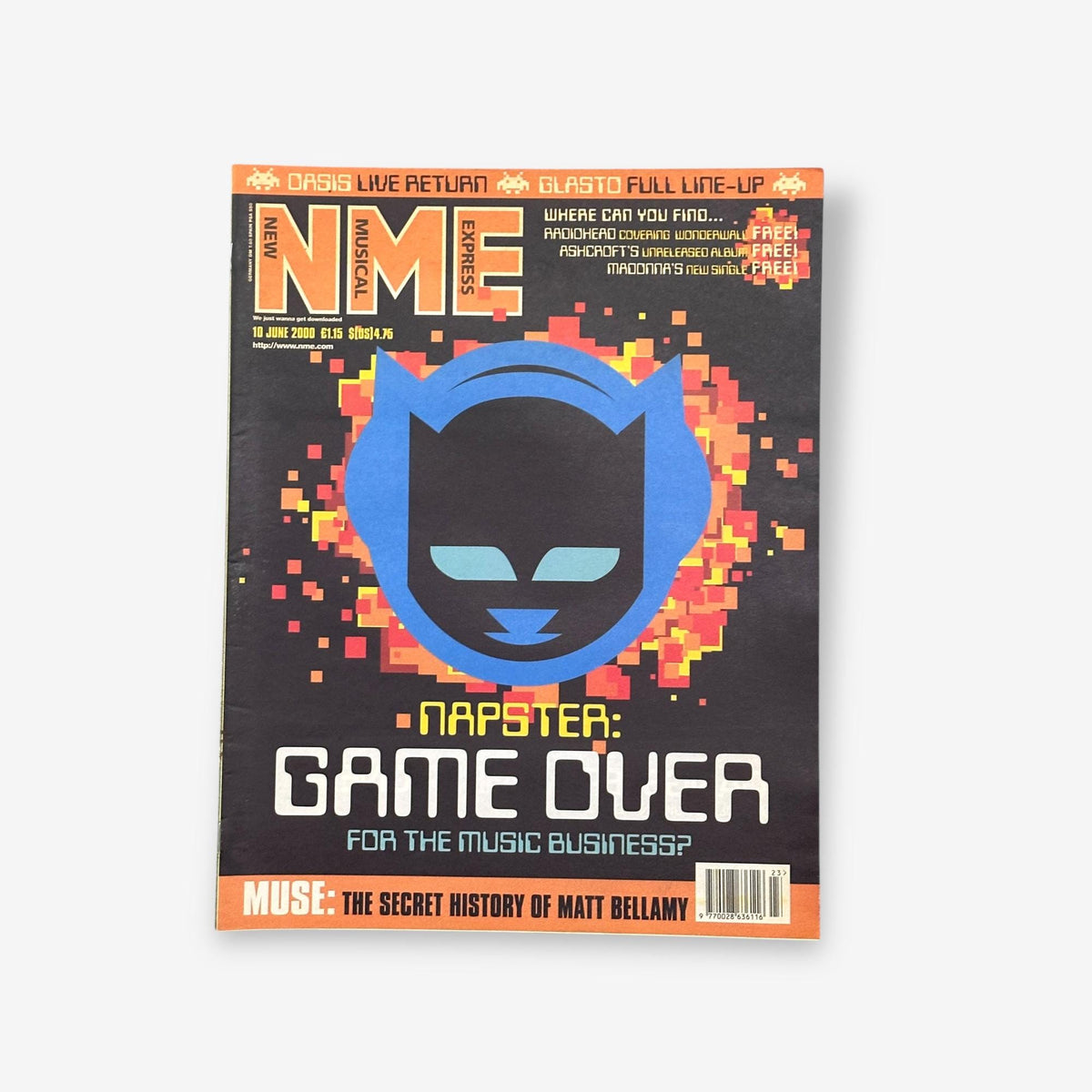 2000 Napster - Game Over (For The Music Business?) - Special Edition NME Magazine