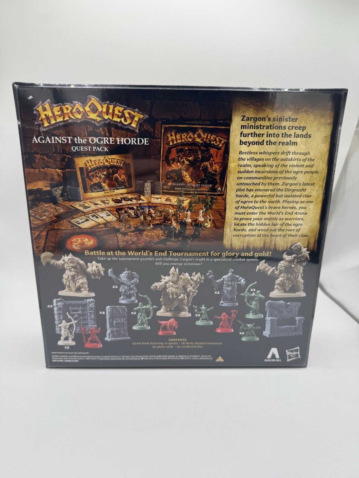 Heroquest Against the Ogre Horde Quest Expansion Pack Role Playing Game