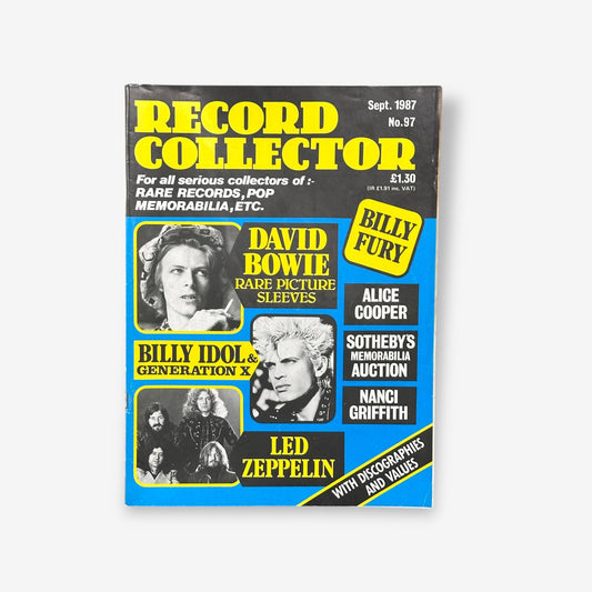 1987 David Bowie - Rare Picture Sleeves - Record Collector Magazine