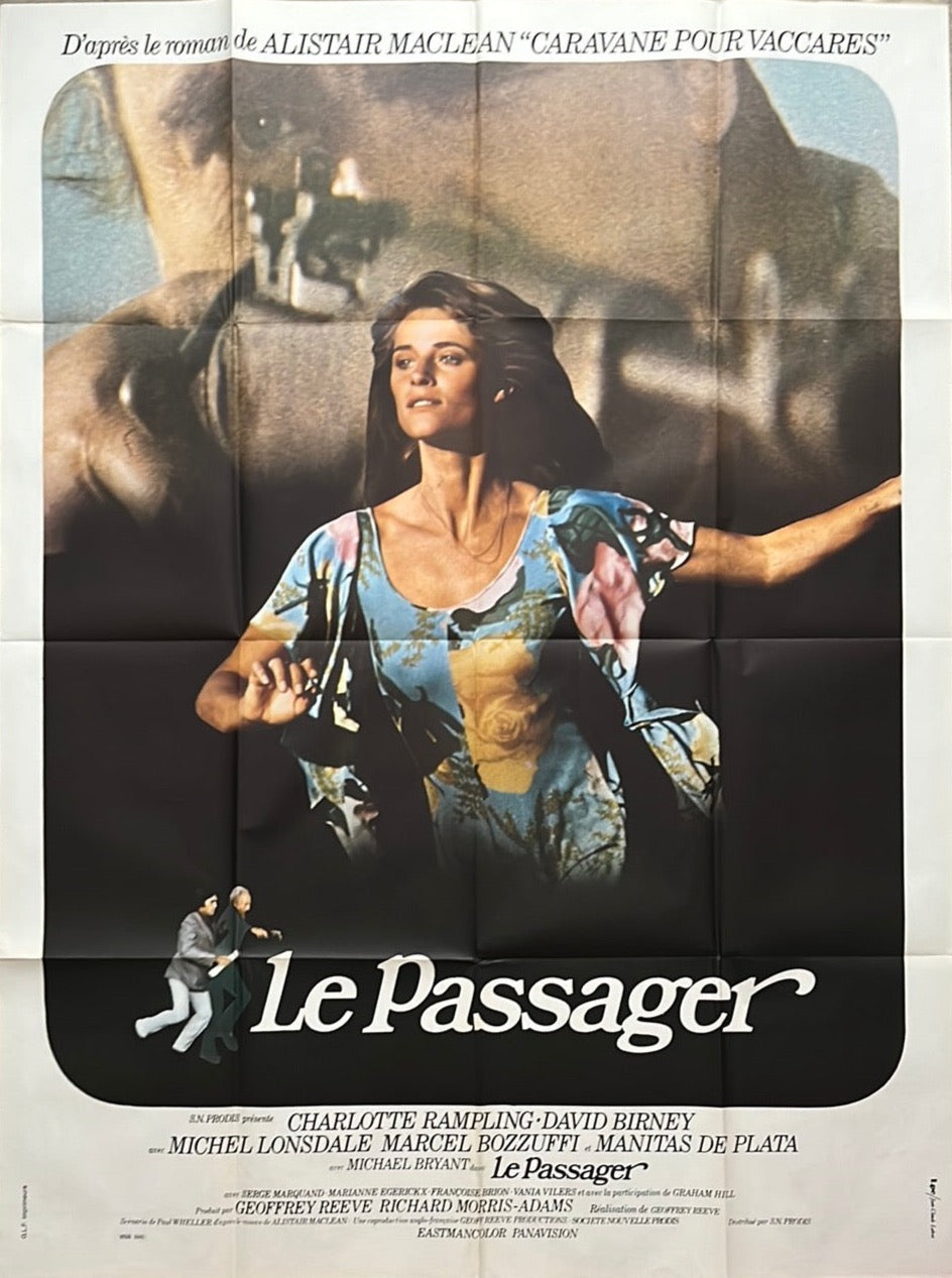 Caravan To Vaccares (1974) Original French One Panel Cinema Poster