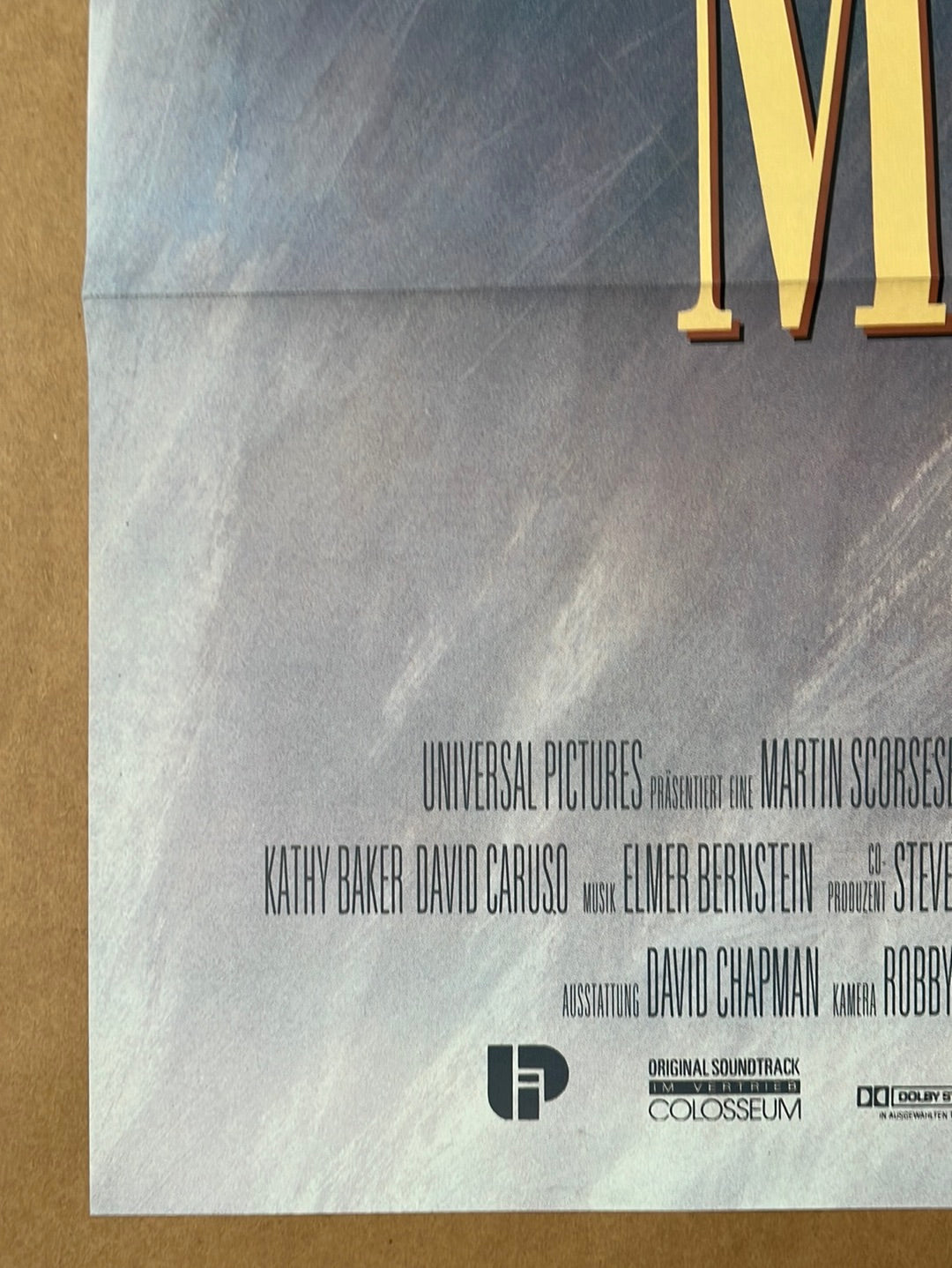 Mad Dog & Glory (1993) Original German A1 Cinema Poster