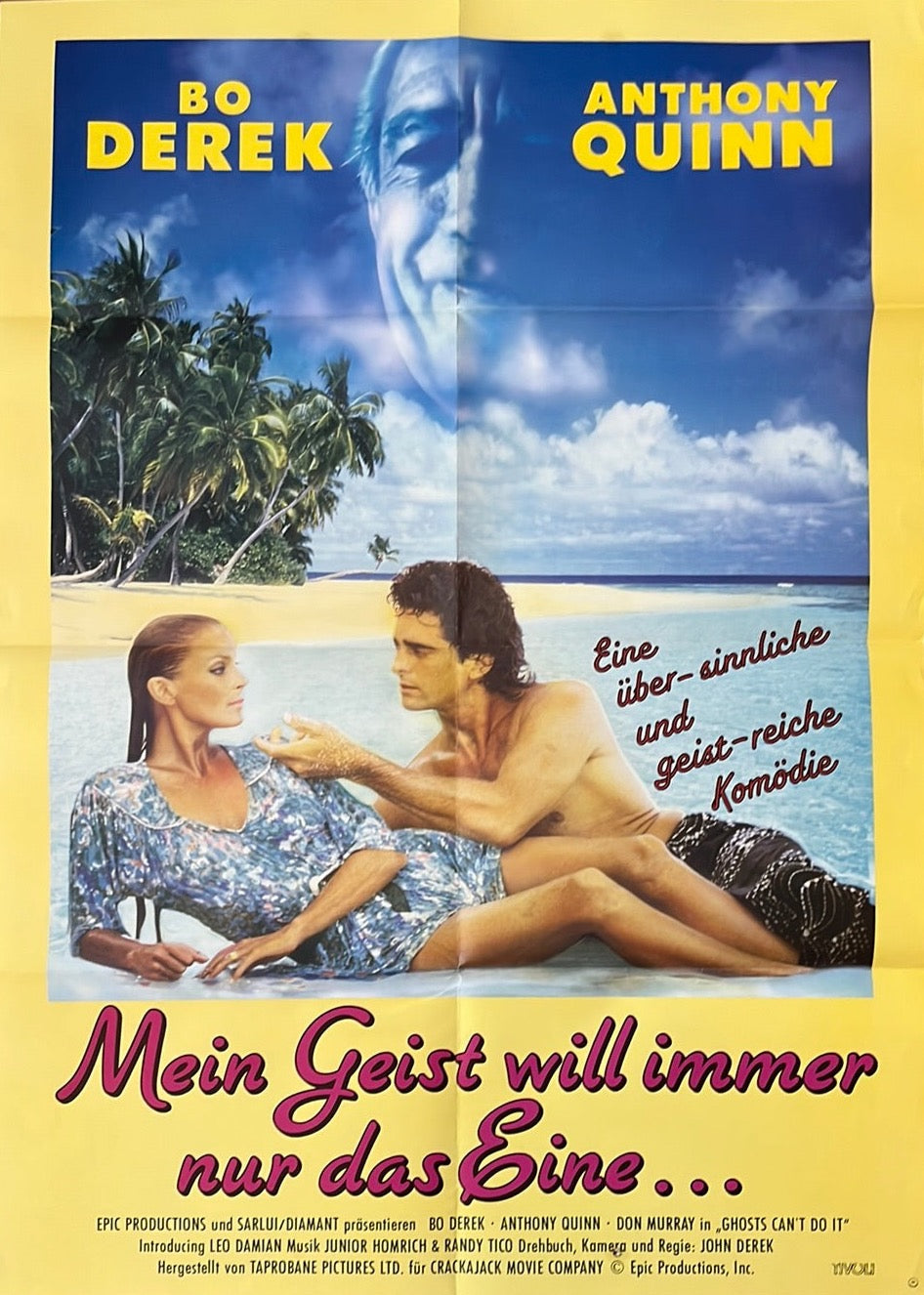 Ghosts Can't Do It (1990) Original German A1 Cinema Poster